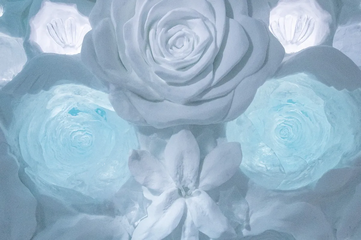 Ceremony Hall Gaia's Bloom by Lisa Lindqvist & Kate Munro | ICEHOTEL